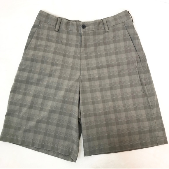 Men's Nike Fit Dry Plaid Golf Shorts 30 - Picture 2 of 12
